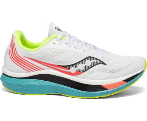Tenis Saucony Endorphin Pro Mujer Zapatillas Running Blancas Mutant México MX-872-ZT